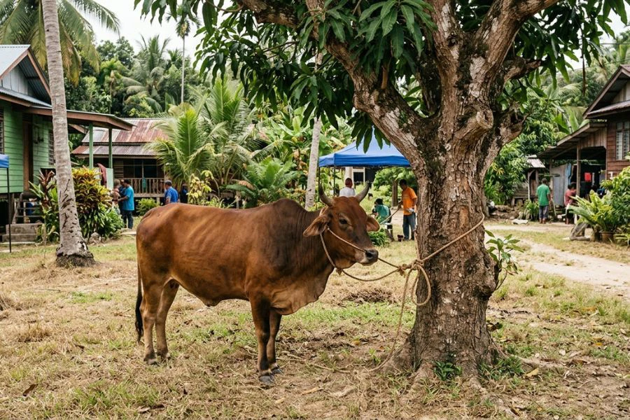 Perbuatan mengambil daging tanpa izin dianggap salah kerana melibatkan hak orang lain.