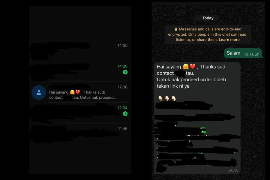 Seorang suami kongsi tangkap layar mesej auto reply restoran boleh buat isterinya terus ‘gugur jantung’.