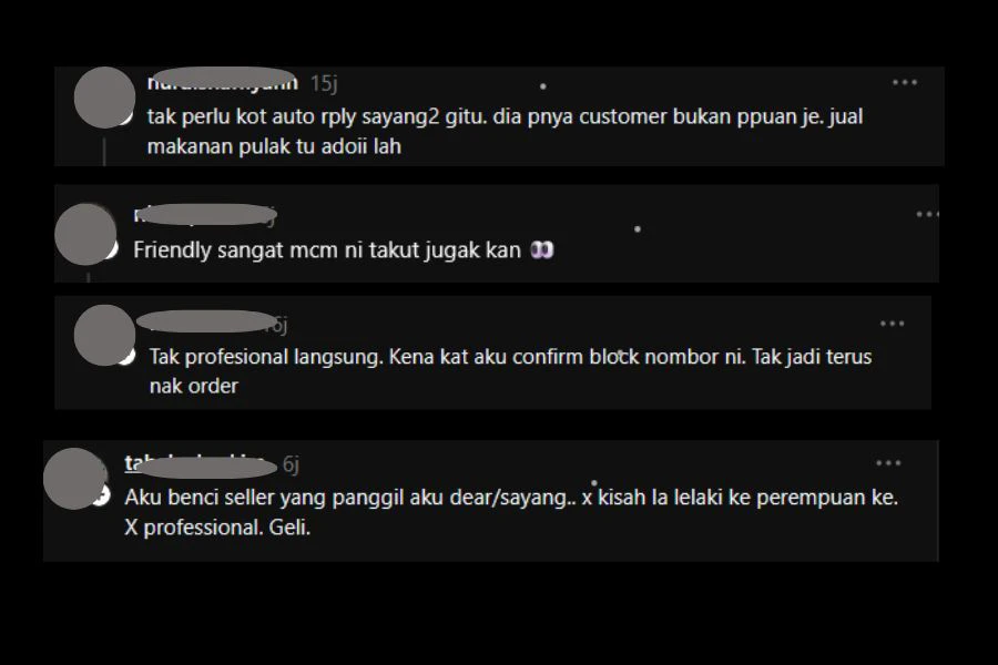 Komen netizen.