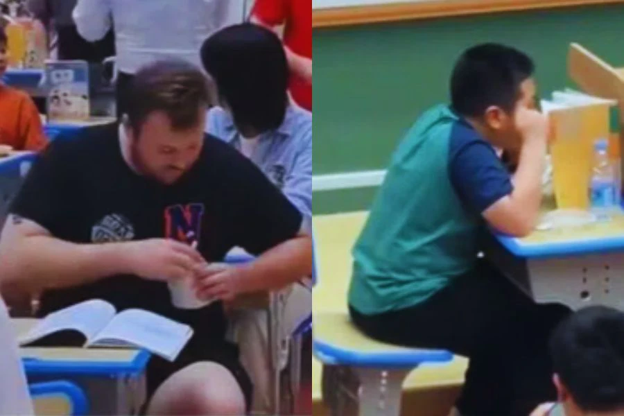 Daripada kanak-kanak sekolah rendah sampai warga emas, semua turun padang memeriahkan pertandingan ‘makan curi-curi dalam kelas’.