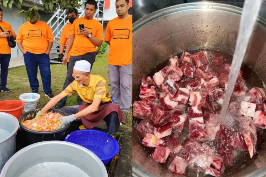 Bau hamis daging kambing bukanlah sesuatu uang susah nak dihilangkan.