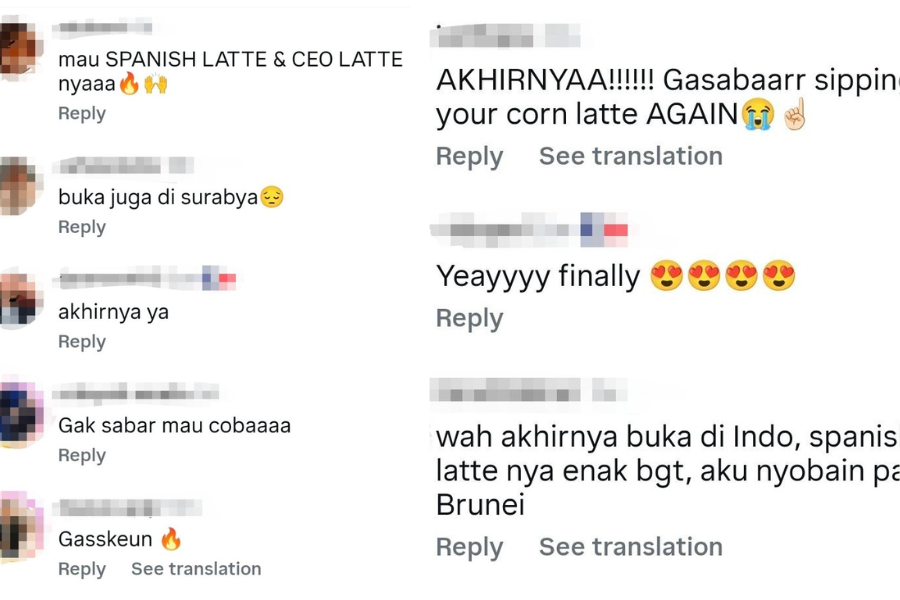 Ramai warga Indonesia sendiri teruja apabila ZUS Coffee membuka cawangan pertama mereka di Jakarta.