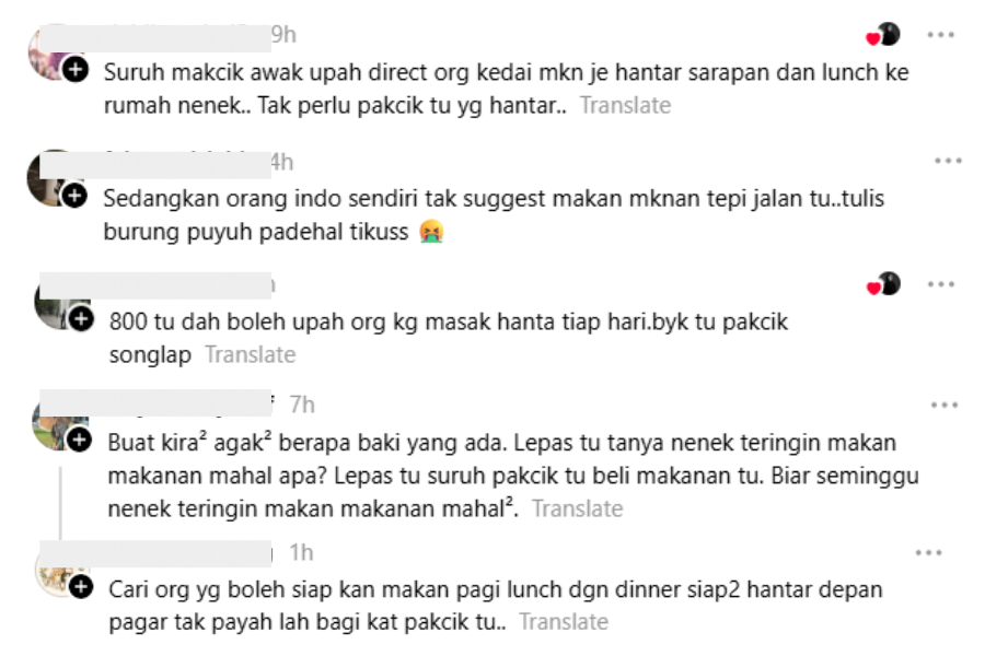 Antara komen netizen di laman Threads.
