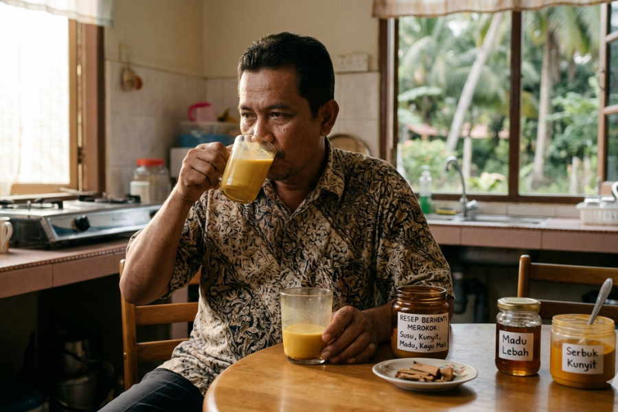 Minuman ini juga dikatakan boleh membuang toksin di dalam tubuh selain memberikan rasa tenang.