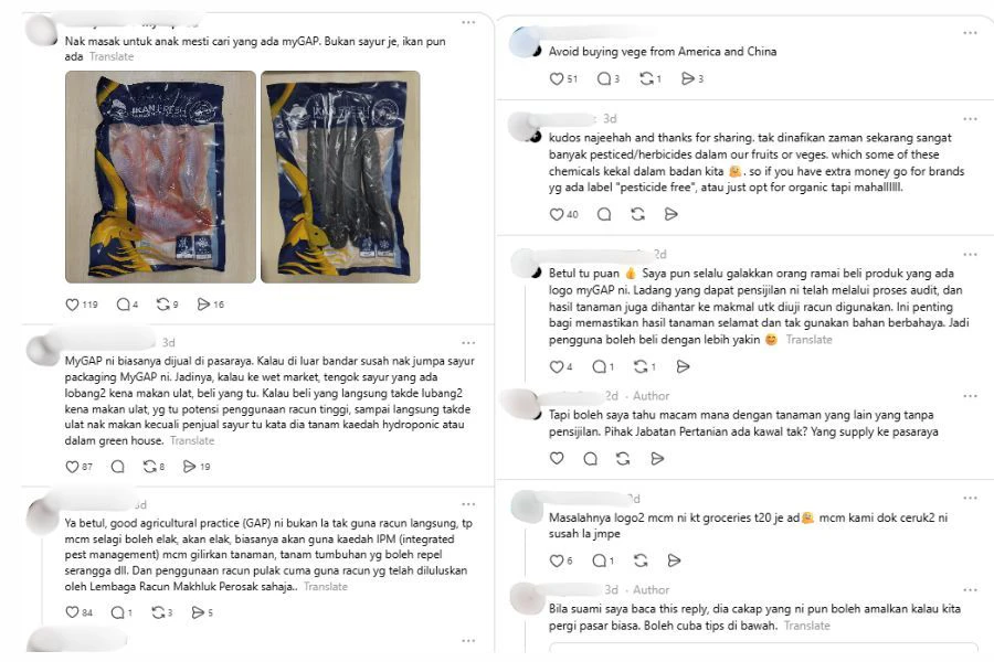 Komen netizen di laman Threads.