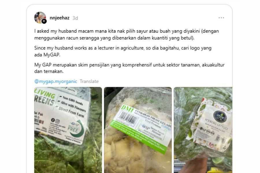 Perkongsian wanita itu mencuri perhatian ramai.
