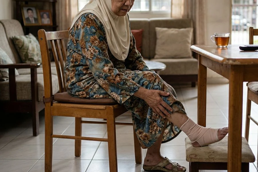 Kolagen dalam kaki ayam merangsang pertumbuhan semula tisu rawan.