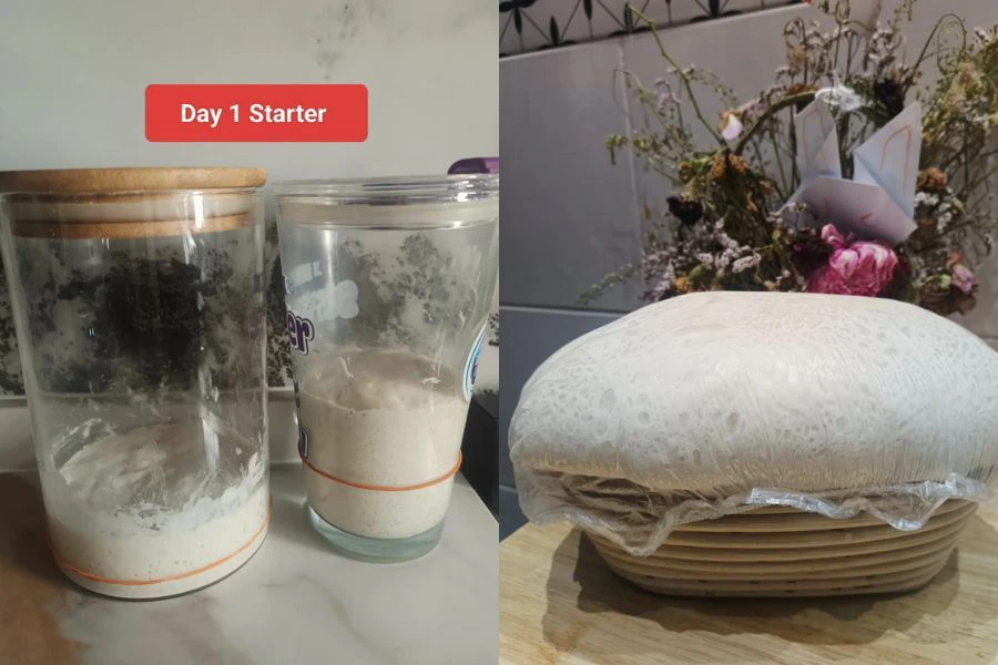 Wanita itu turut berkongsi pengalaman belajar membuat sourdough secara sendiri tanpa menghadiri kelas mahal.