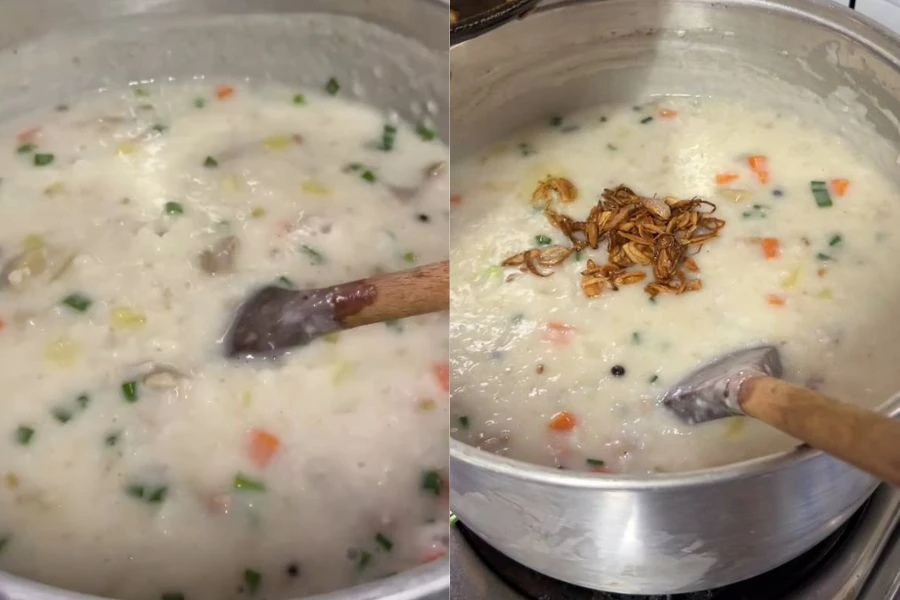 Cukup nikmat apabila dimakan panas-panas.