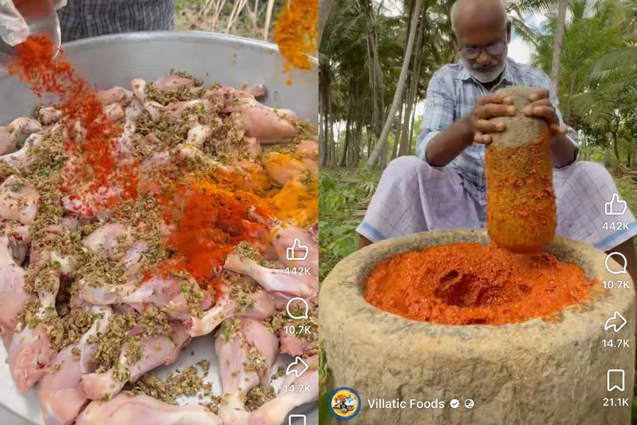 cara penyediaan makanan yang kemas, teratur mencuri perhatian.