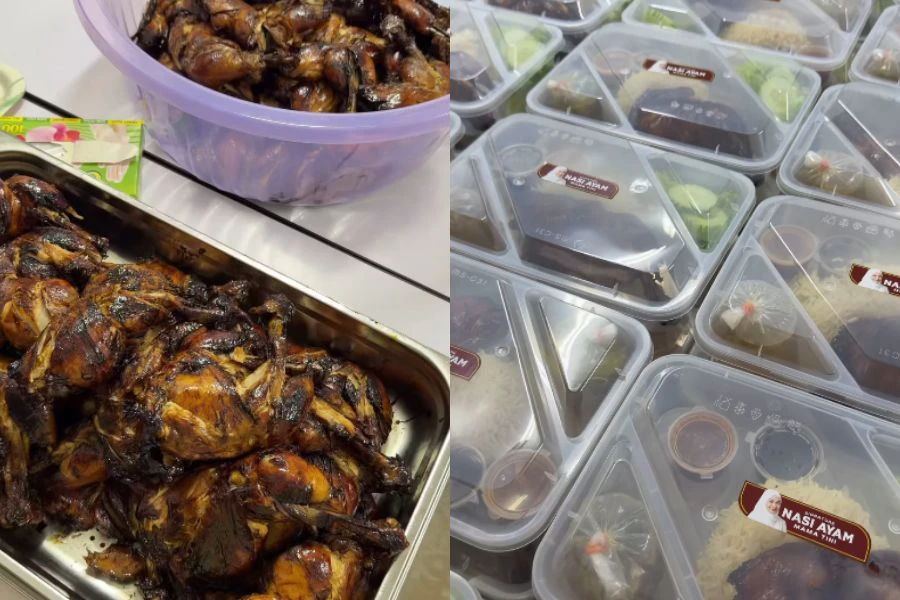Satu set nasi ayam dikenakan harga RM26 dianggap keterlaluan dan mahal.
