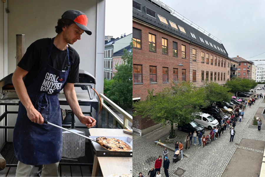 Perniagaan Pizza from a Balcony tercetus daripada idea suka-suka semasa melakukan projek DIY Balcony pada 2024.