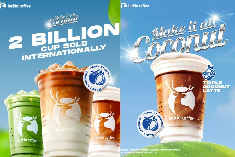 Luckin Coffee Malaysia turut mengumumkan kembalinya dua minuman yang pernah mendapat sambutan pelanggan iaitu Iced Minty Coconut Latte dan Iced Minty Chocolate Frappe bermula 19 Jun ini.