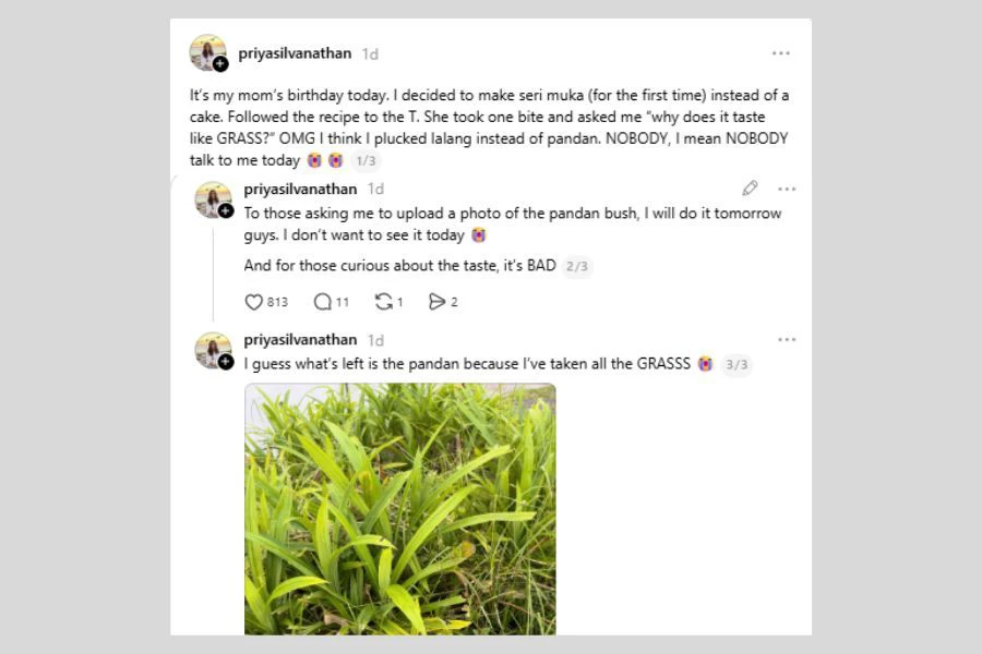 Perkongsian Dr Priya mengundang tawa netizen di media sosial.