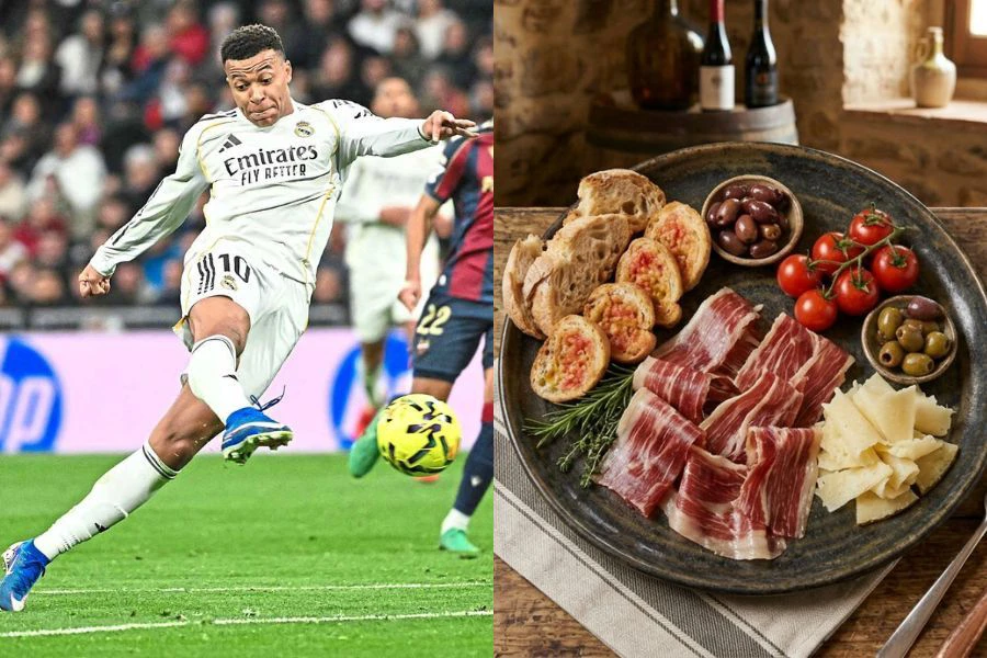 Minat Mbappé makanan Sepanyol itu tercetus selepas menyertai kelab gergasi Sepanyol, Real Madrid,
