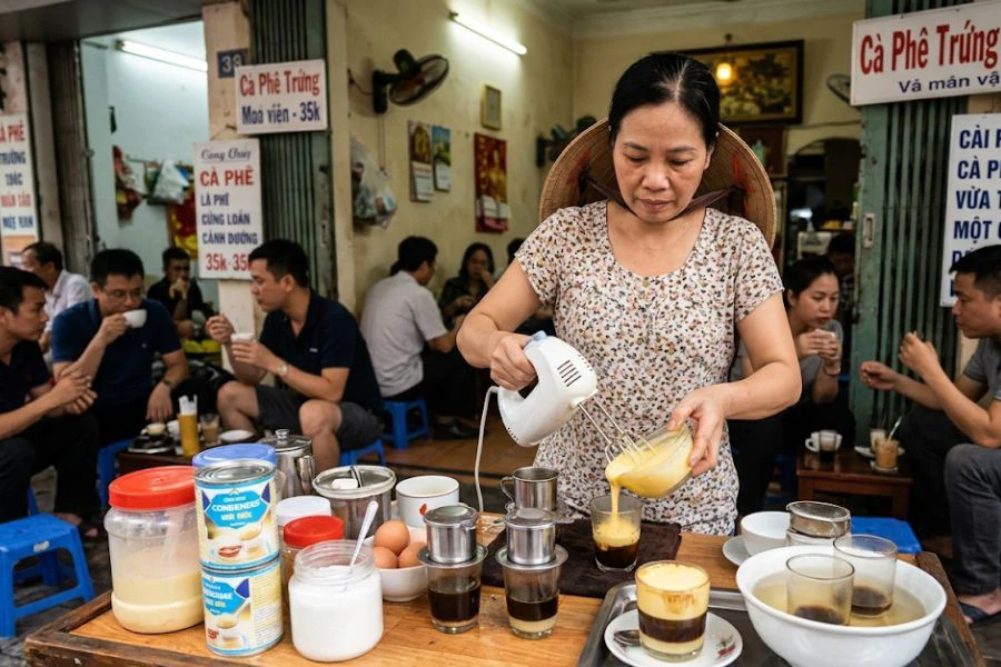 Tekstur kopi telur berkrim dan rasanya lemak manis membuatkan ramai teruja untuk mencubanya.