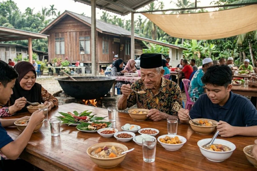 Amalan memasak bubur Asyura di Malaysia sudah diamalkan sejak dahulu lagi.