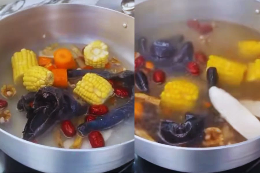 Ayam hitam premium ini mempunyai baka istimewa.