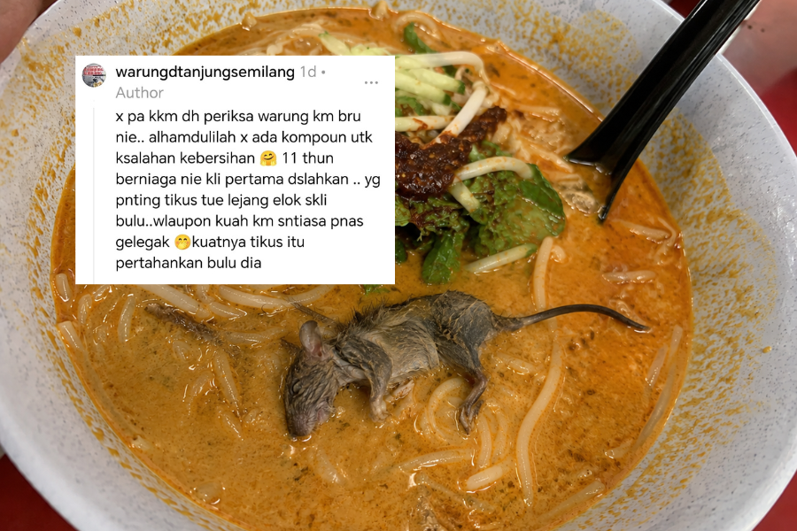Pemilik warung mendakwa tuduhan tersebut pertama kali terjadi selepas 11 tahun berniaga.