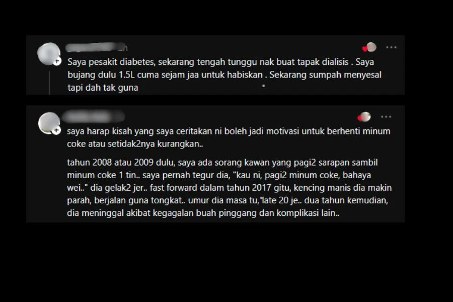 Perkongsian warganet.