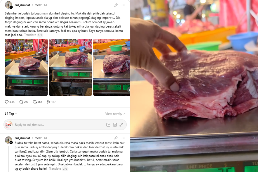 Perkongsian tersebut mencuri perhatian ramai.
