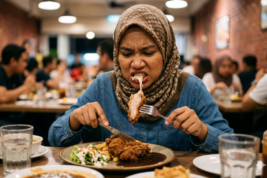 Ayam yang digoreng atau dipanggang terlalu lama boleh menyebabkan teksturnya menjadi keras dan liat.