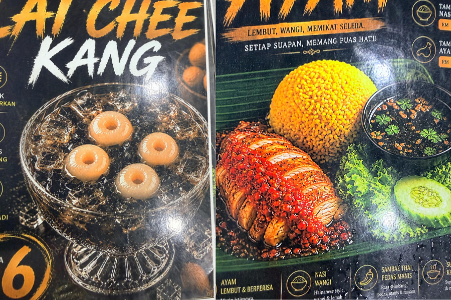 Hasil gambar menu yang menggunakan teknologi AI tidak seperti yang diharapkan.