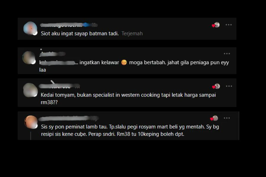 Komen warganet.