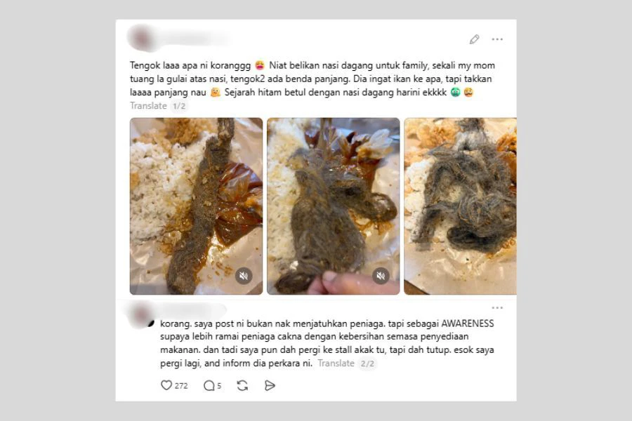 Perkongsian tersebut mencuri perhatian netizen.