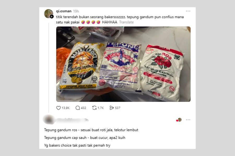 Perkongsian pengguna Threads mencuri perhatian ramai.