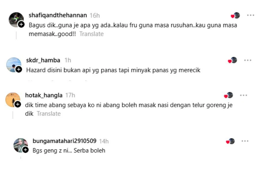 Antara komen di laman Threads.
