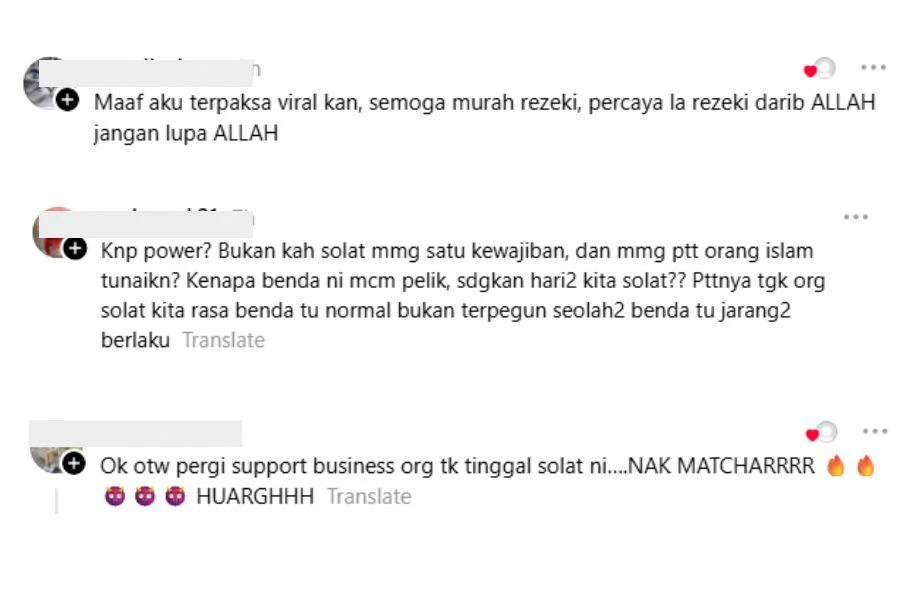 Antara komen di laman Threads.