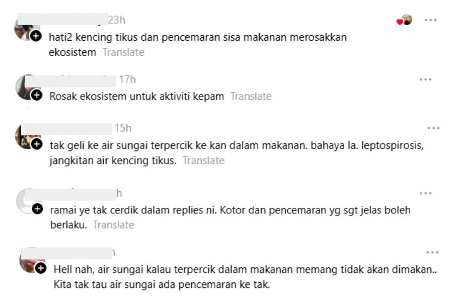 Antara komen di laman Threads.