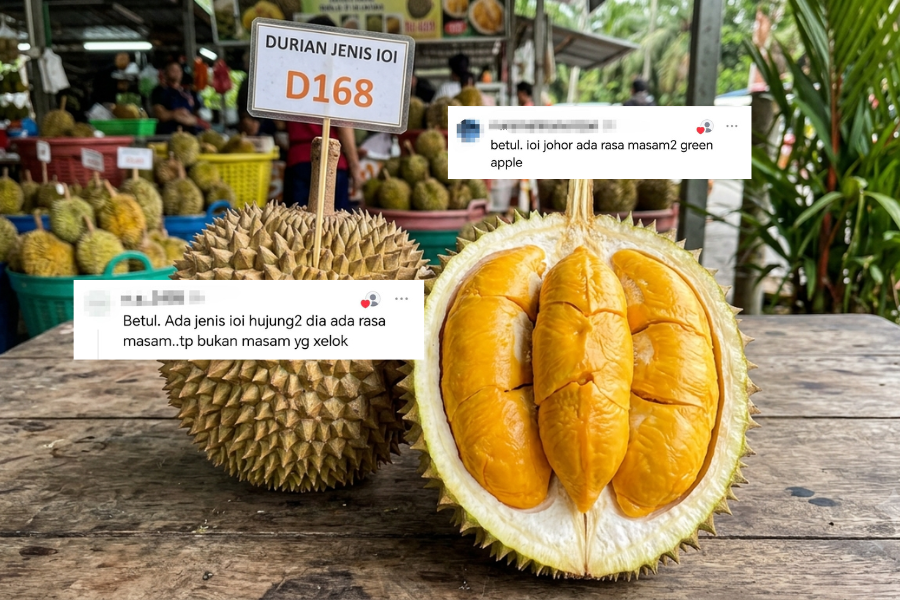 Beberapa netizen turut berkongsi pengalaman sama apabila mendakwa durian IOI memiliki rasa masam.