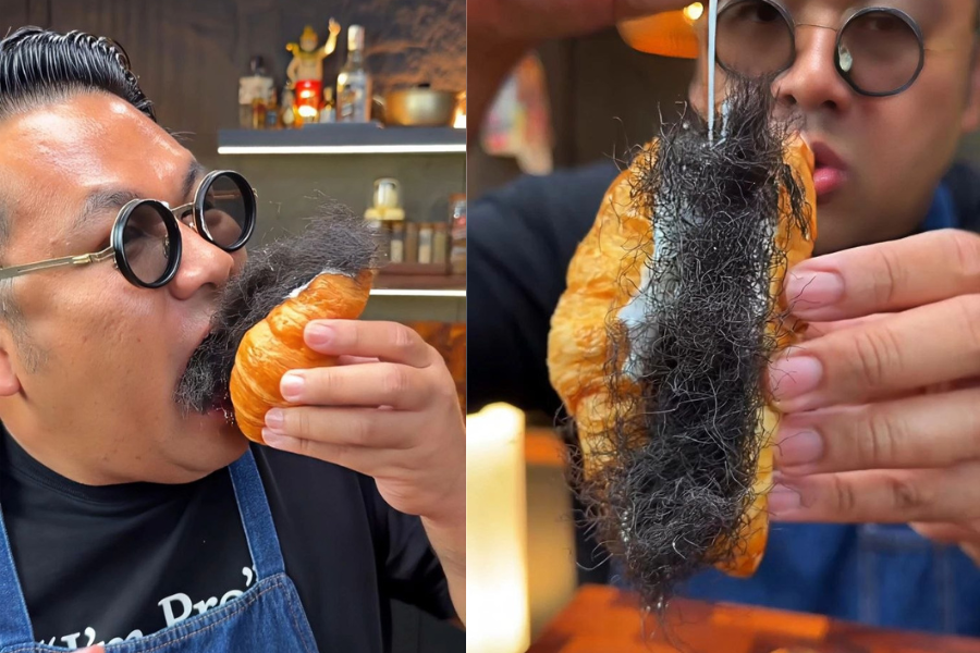 Croissant Pattaya memiliki gabungan rasa manis dan masin.