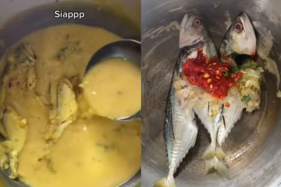 Gulai kuning Kelantan tidak memerlukan proses menumis.