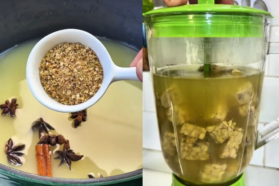 Kicap manis juga boleh dibuat sendiri di rumah menggunakan tempe sebagai bahan asas.