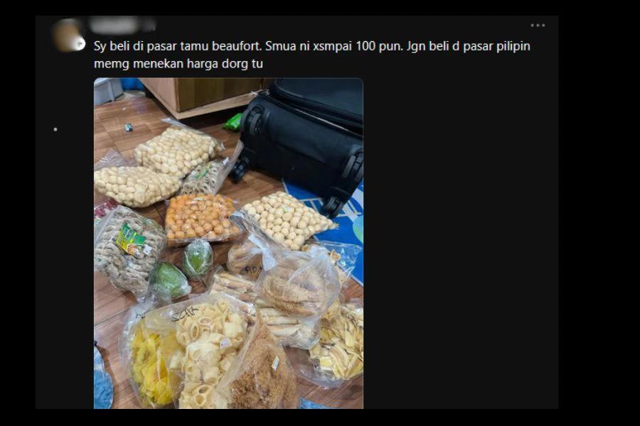 Perkongsian netizen.