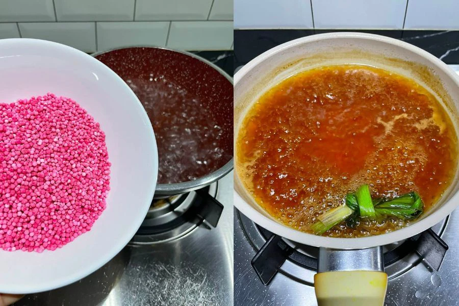 Cara memasak yang kurang tepat boleh membuatkan tekstur sagu menjadi berketul dan melekat!