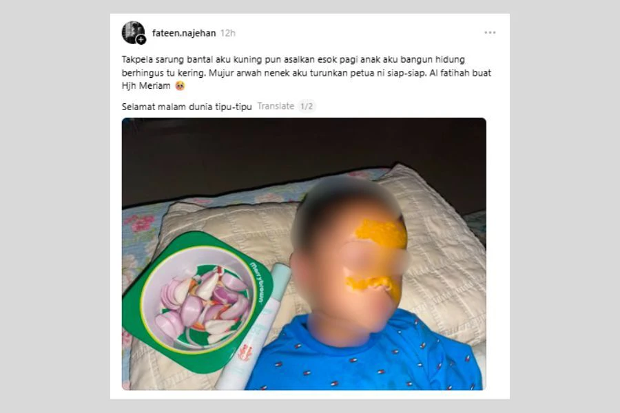 Perkongsian tersebut mencuri perhatian ramai.