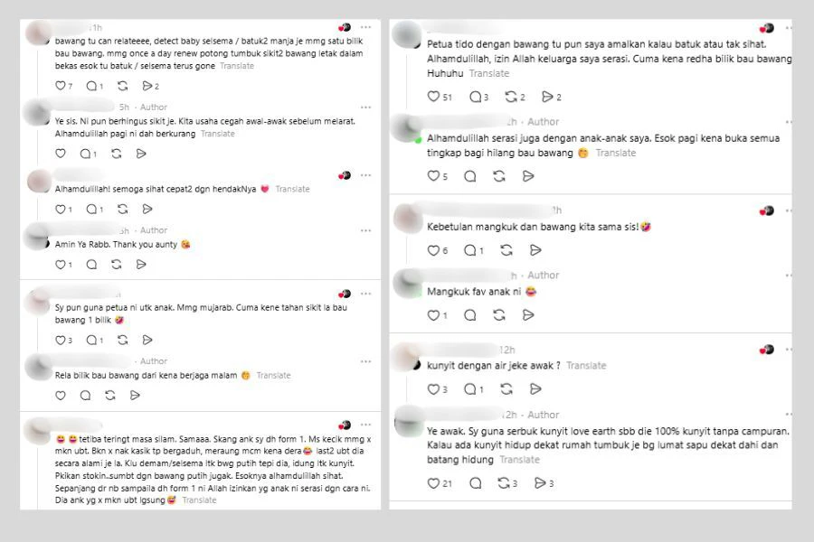 Komen netizen di media sosial.