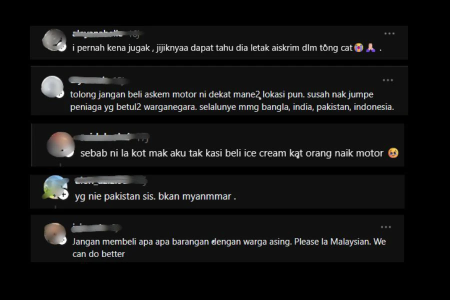 Perkongsian netizen. 
