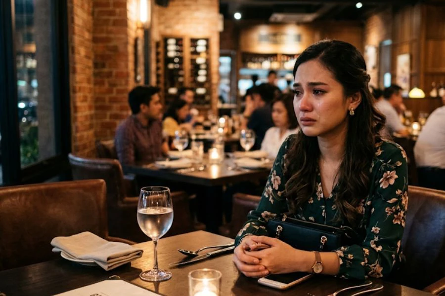 Wanita ini kecewa dengan sikap lelaki baharu dikenalinya.