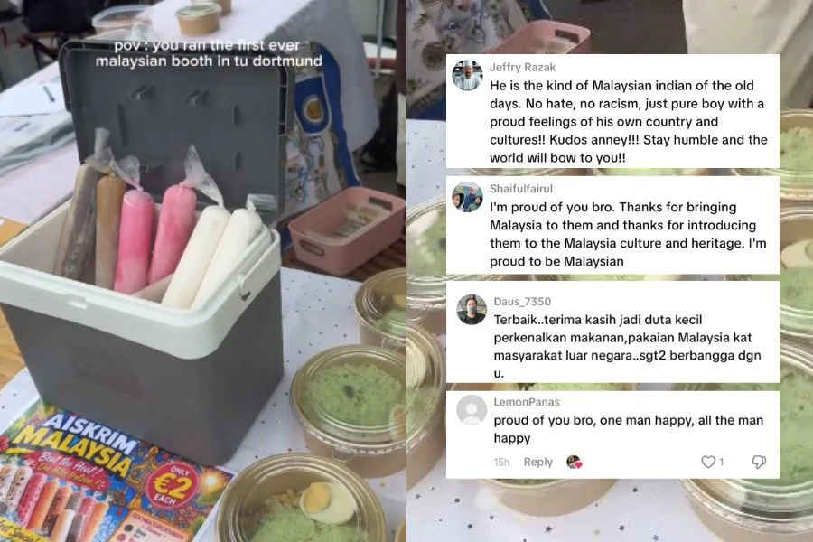 Rata-rata netizen luah rasa bangga akan usaha pemuda itu.