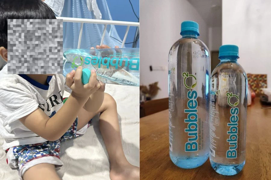 Seorang wanita menyarankan orang ramai mencuba air mineral berkenaan sekiranya mengalami masalah seperti demam.