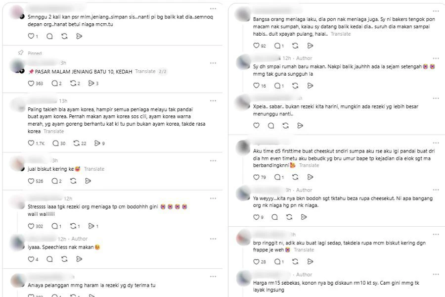 Komen netizen di media sosial.