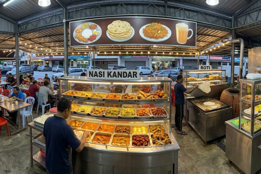 Ramai netizen berkongsi pengalaman serupa ketika menikmati nasi kandar di premis berkenaan.