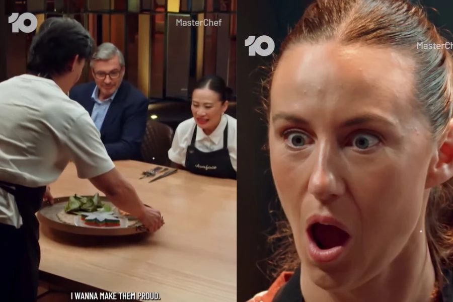 Peserta MasterChef Australia berpeluang mempelajari teknik menghasilkan kuih tradisional dari Malaysia.