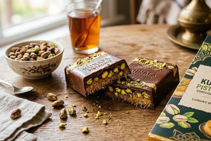 Coklat bar popular yang diinspirasikan dari Dubai itu menjadi tular selepas beberapa perkongsian individu mendakwa tiada inti pistachio.