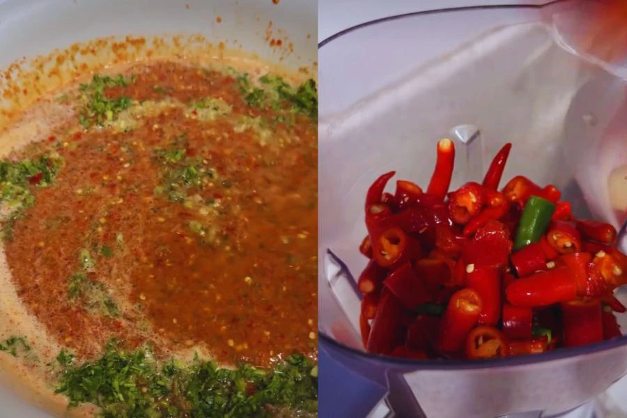 Sambal nasi ayam keluaran Mama Tini enak dinikmati bersama aneka hidangan.